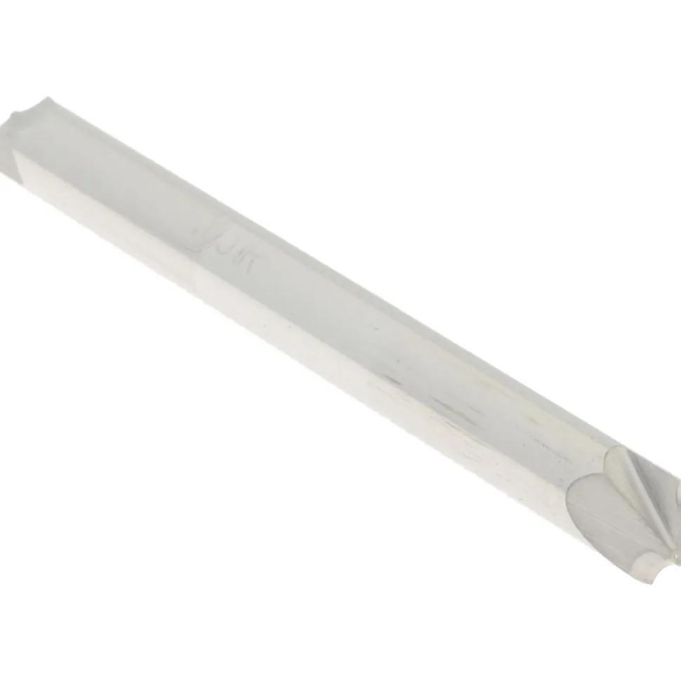 Corner Rounding End Mill: 0.03 mm Radius, 1/8" Dia, 2 Flutes, Solid Carbide