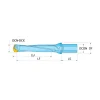 Corner Radius & Corner Chamfer End Mill Heads: Mill Diameter (mm): 10.40; Chamfer Width (mm): 5.20