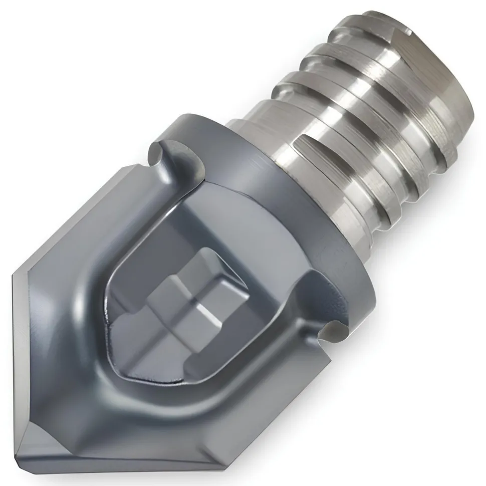 Corner Radius & Corner Chamfer End Mill Heads: Mill Diameter (mm): 10.40; Chamfer Width (mm): 5.20