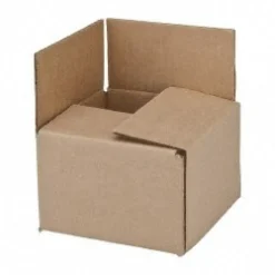 Corrugated Shipping Box: 6" Long, 6" Wide, 4" High