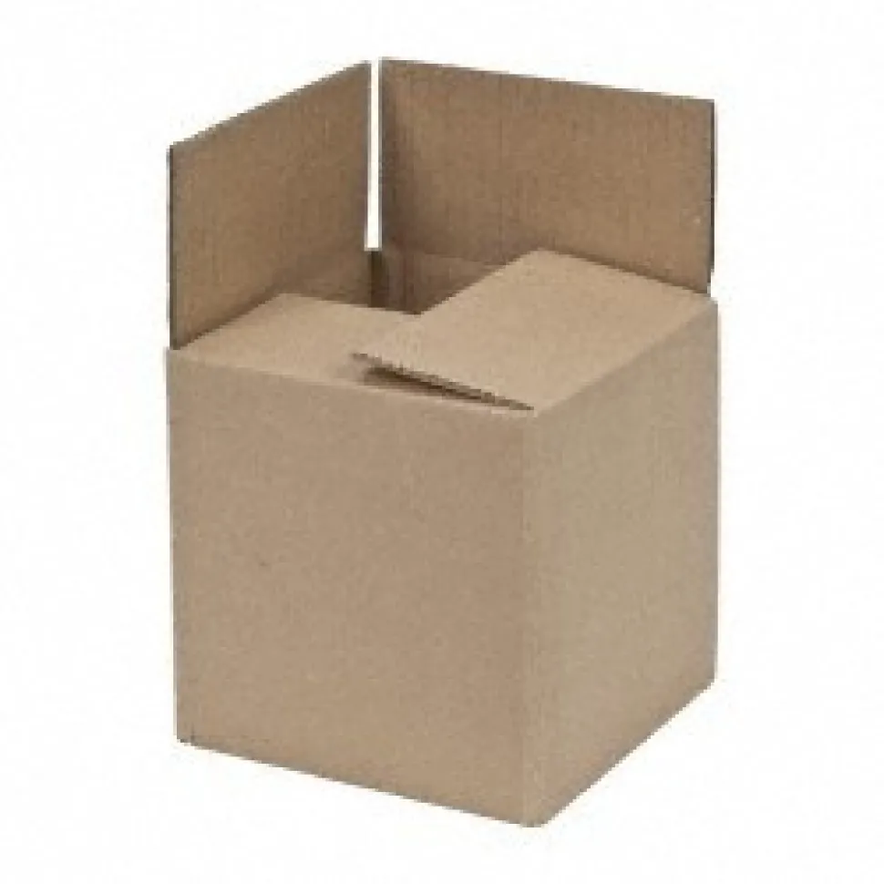 Corrugated Shipping Box: 6" Long, 6" Wide, 6" High