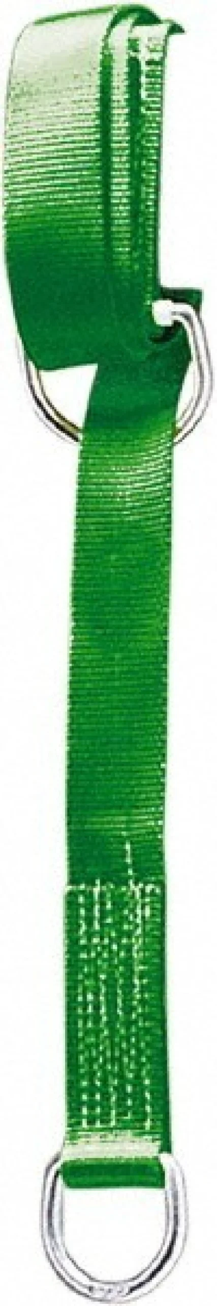Crossarm Anchor Strap: Polyester, 3' OAL, 2" Wide, 2" Ring Dia