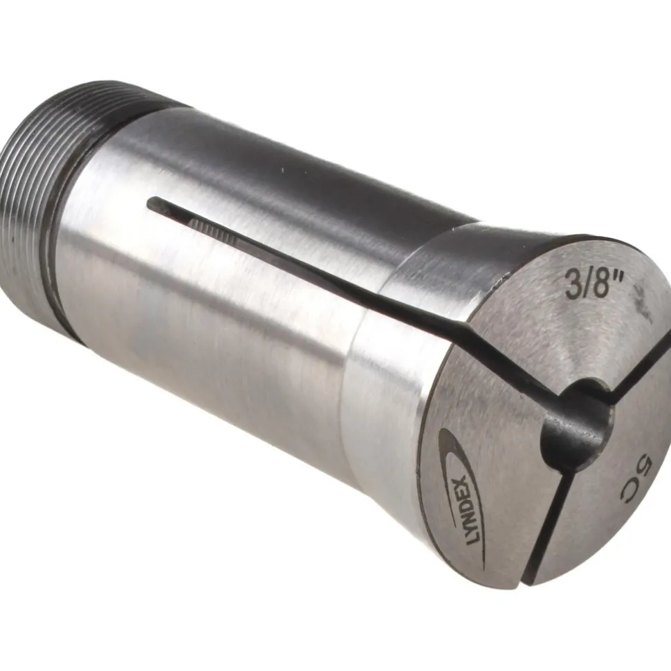 5C Round Collet: 3/8", 0.0008" TIR, Steel