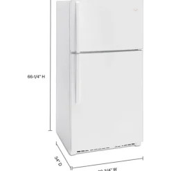 21 CU FT WHITE ENERGY STAR REFRIGERATOR