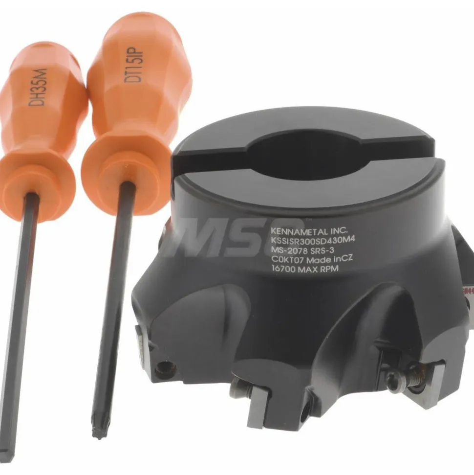 3" Cut Dia, 1" Arbor Hole Dia, 0.361" Max Depth, Indexable Square-Shoulder Face Mill