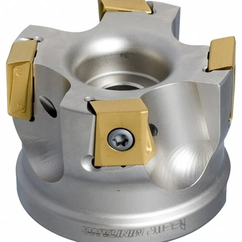2-1/2" Cut Dia, 1" Arbor Hole Dia, 0.63" Max Depth, Indexable Square-Shoulder Face Mill