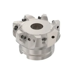 4" Cut Dia, 1-1/2" Arbor Hole Dia, 0.295" Max Depth, Indexable Square-Shoulder Face Mill