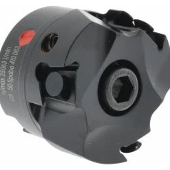 2" Cut Dia, 3/4" Arbor Hole Dia, 0.394" Max Depth, Indexable Square-Shoulder Face Mill