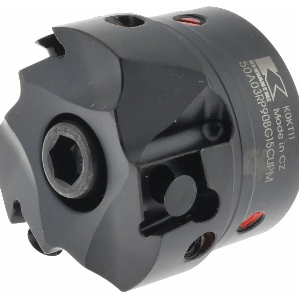 2" Cut Dia, 3/4" Arbor Hole Dia, 0.394" Max Depth, Indexable Square-Shoulder Face Mill