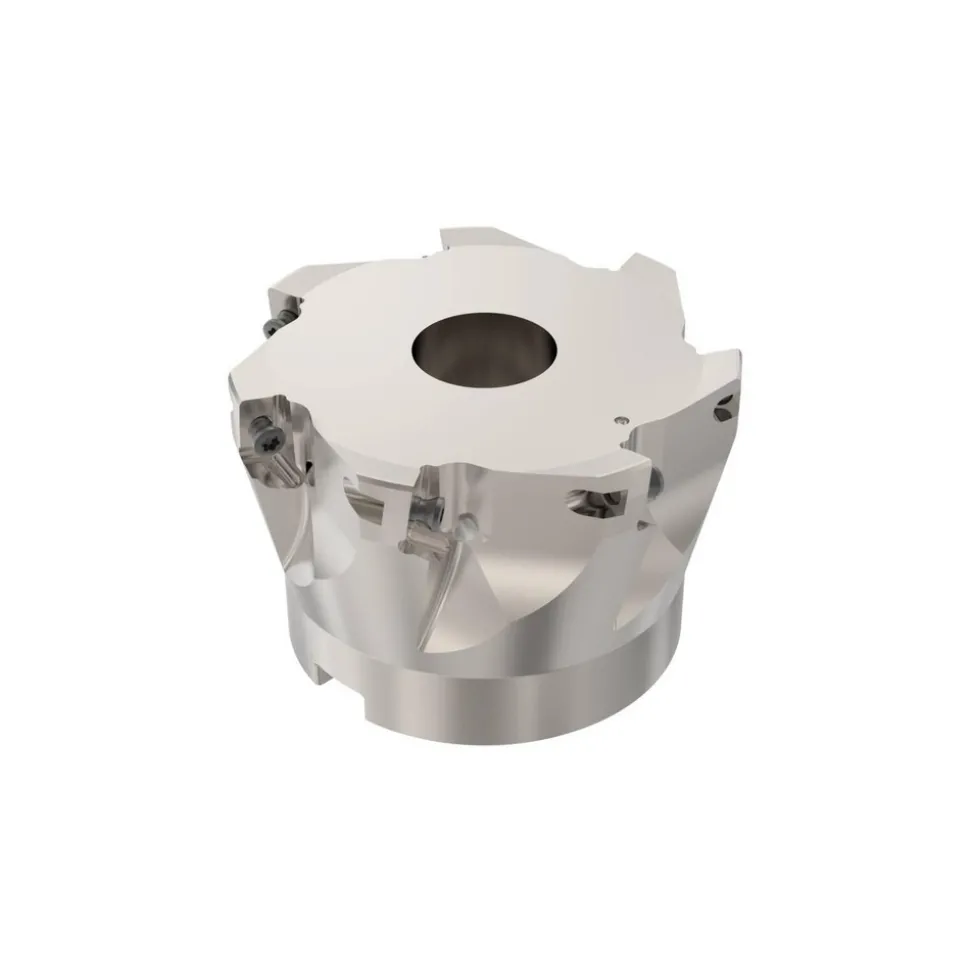 3" Cut Dia, 1" Arbor Hole Dia, 0.433" Max Depth, Indexable Square-Shoulder Face Mill