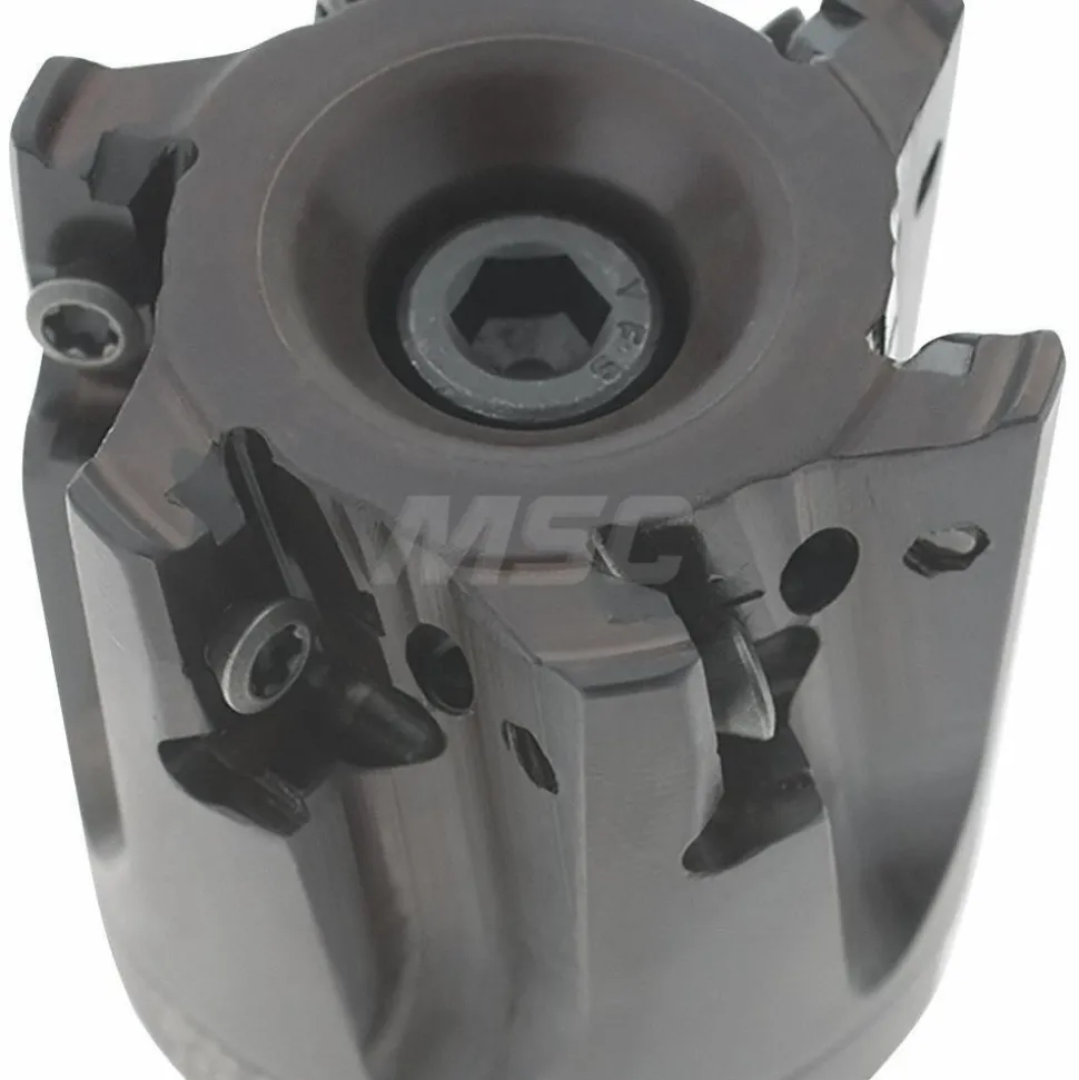 1-1/2" Cut Dia, 1/2" Arbor Hole Dia, 11mm Max Depth, Indexable Square-Shoulder Face Mill