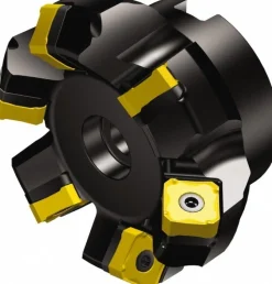 4" Cut Dia, 1-1/2" Arbor Hole Dia, 6mm Max Depth, Indexable Square-Shoulder Face Mill