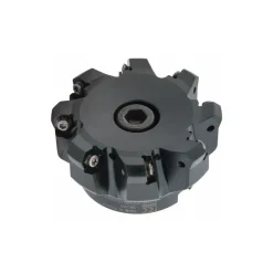 3" Cut Dia, 1" Arbor Hole, 3.23mm Max Depth of Cut, 45° Indexable Chamfer & Angle Face Mill