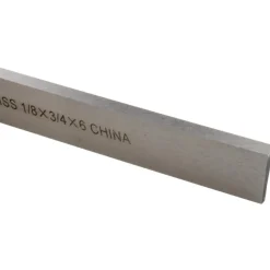 Cutoff Blade: Double-Beveled, 1/8" Wide, 3/4" High, 6" Long