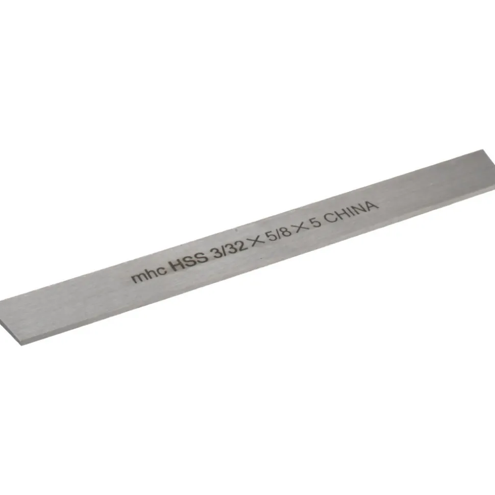 Cutoff Blade: Double-Beveled, 3/32" Wide, 5/8" High, 5" Long
