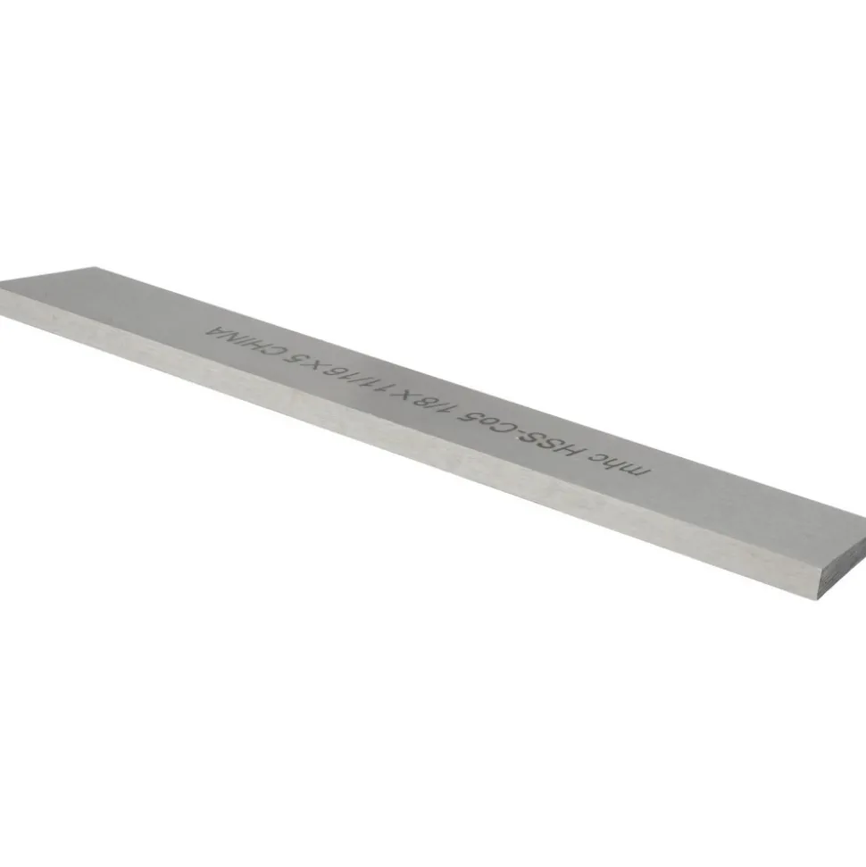 Cutoff Blade: Double-Beveled, 1/8" Wide, 11/16" High, 5" Long