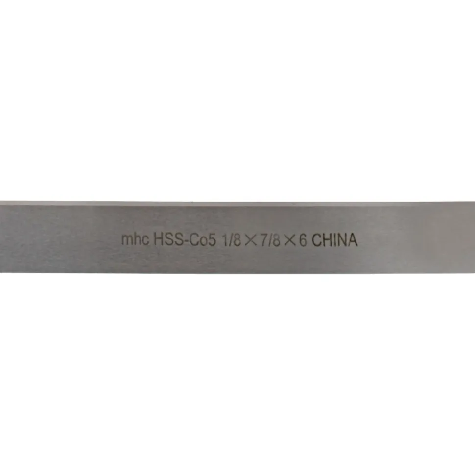 Cutoff Blade: Double Bevel, 1/8" Wide, 7/8" High, 6" Long