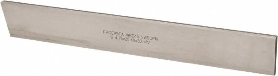 Cutoff Blade: Parallel, 4.76 mm Wide, 25.4 mm High, 203.2 mm Long