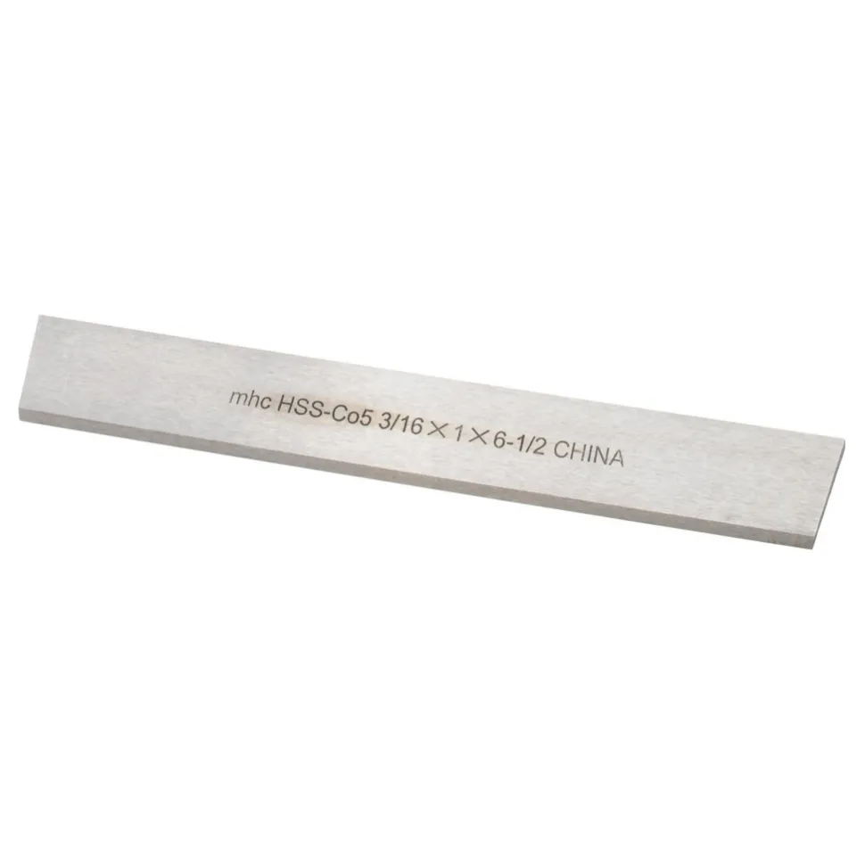 Cutoff Blade: Parallel, 3/16" Wide, 1" High, 6-1/2" Long