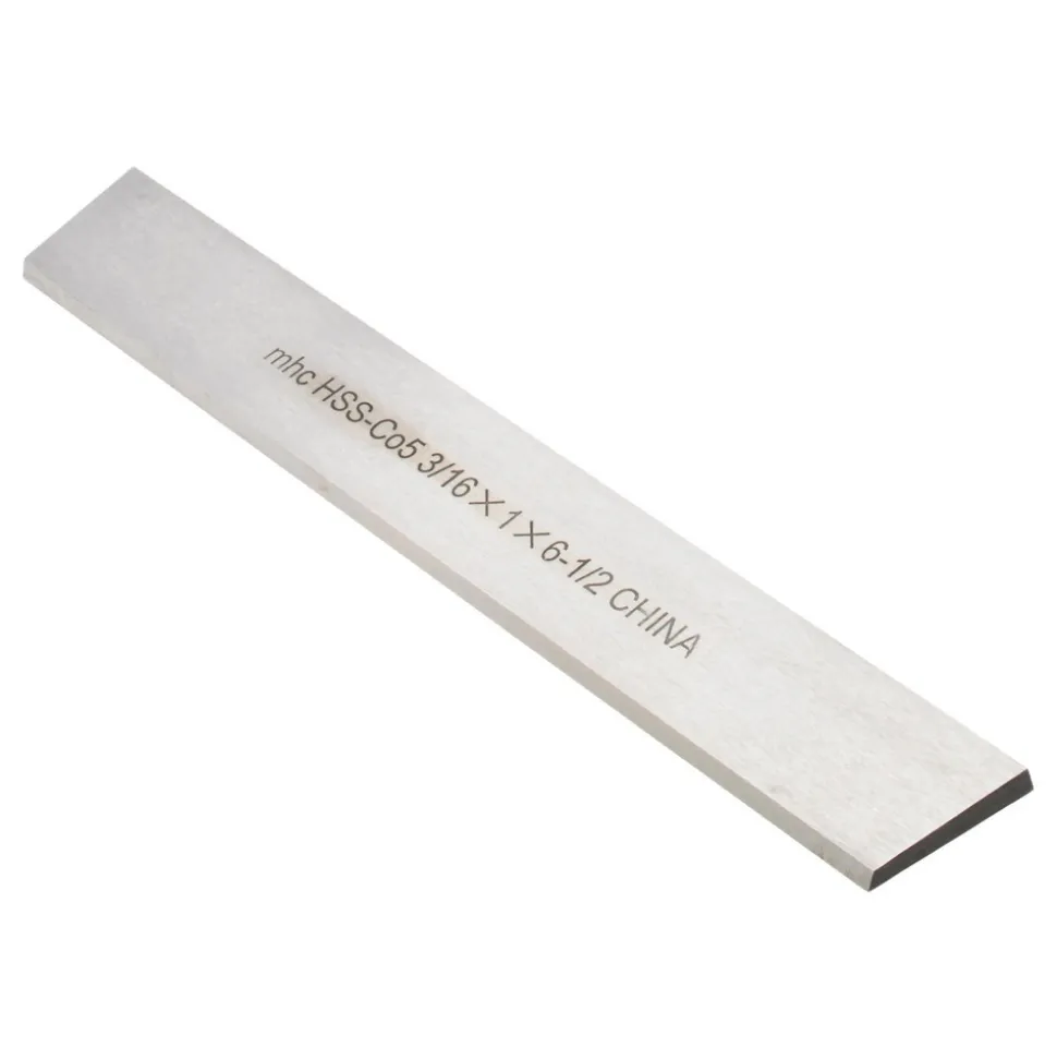 Cutoff Blade: Parallel, 3/16" Wide, 1" High, 6-1/2" Long