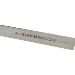 Cutoff Blade: Parallel, 1/16" Wide, 11/16" High, 5" Long