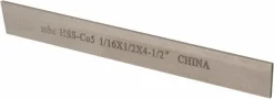 Cutoff Blade: Parallel, 1/16" Wide, 1/2" High, 4-1/2" Long