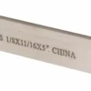 Cutoff Blade: Parallel, 1/8" Wide, 11/16" High, 5" Long