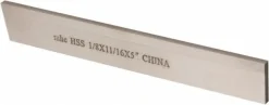 Cutoff Blade: Parallel, 1/8" Wide, 11/16" High, 5" Long