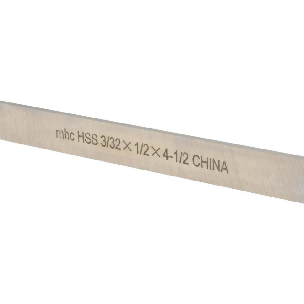 Cutoff Blade: Parallel, 3/32" Wide, 1/2" High, 4-1/2" Long