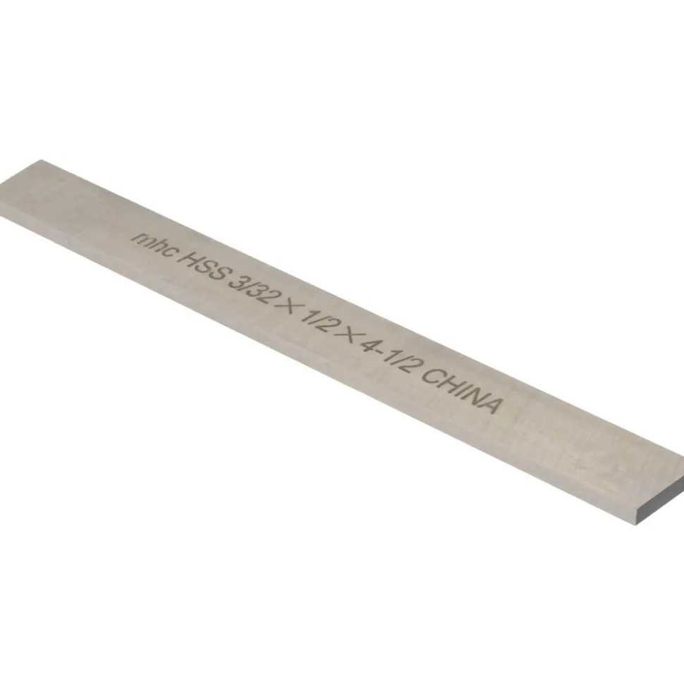 Cutoff Blade: Parallel, 3/32" Wide, 1/2" High, 4-1/2" Long