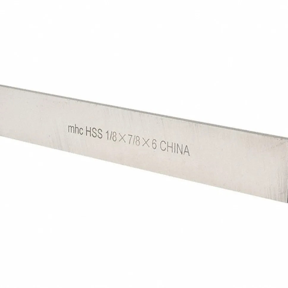 Cutoff Blade: Parallel, 1/8" Wide, 7/8" High, 6" Long
