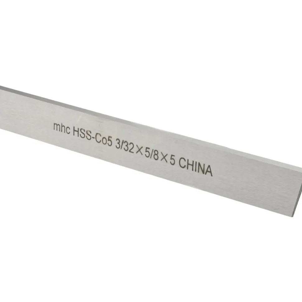 Cutoff Blade: Parallel, 3/32" Wide, 5/8" High, 5" Long