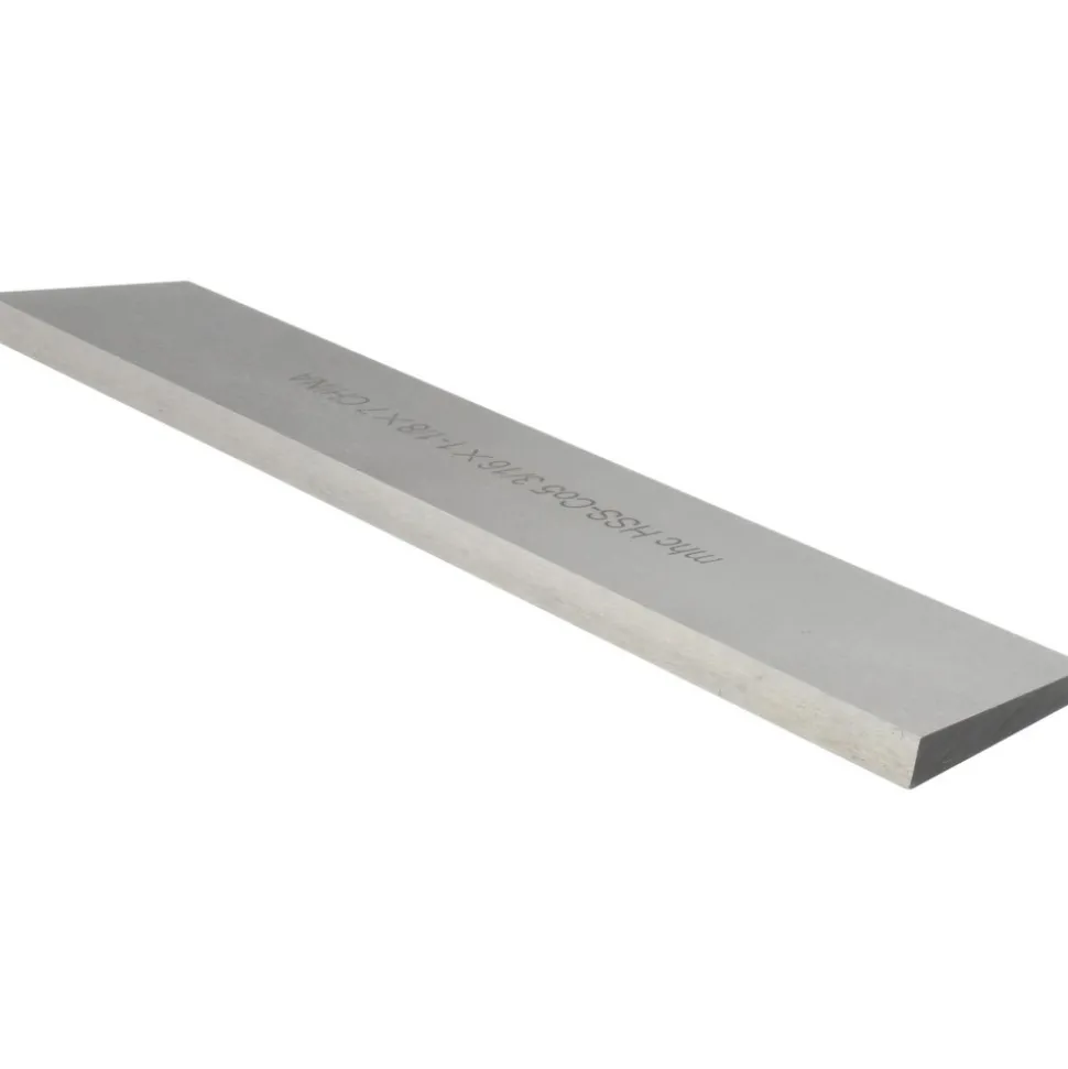 Cutoff Blade: Parallel, 3/16" Wide, 1-1/8" High, 7" Long