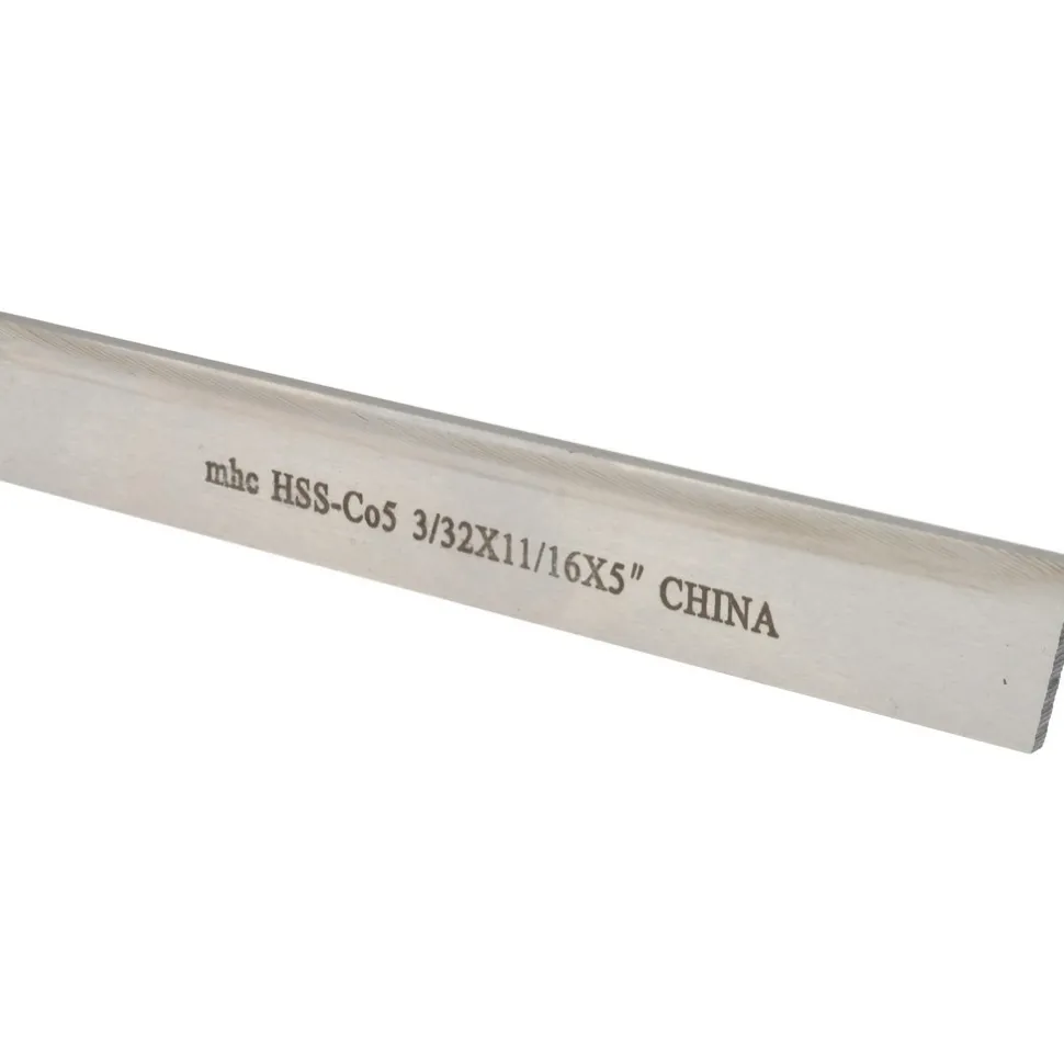 Cutoff Blade: Parallel, 3/32" Wide, 11/16" High, 5" Long