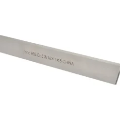 Cutoff Blade: Parallel, 3/16" Wide, 1" High, 8" Long