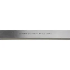 Cutoff Blade: Parallel, 1/4" Wide, 1-1/4" High, 7" Long