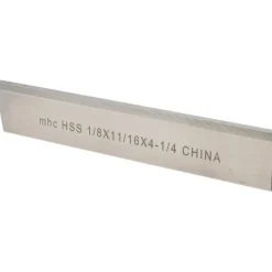 Cutoff Blade: Tapered, 1/8" Wide, 11/16" High, 4-1/4" Long