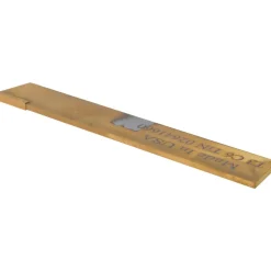 Cutoff Blade: Tapered, 1/8" Wide, 11/16" High, 4-5/16" Long