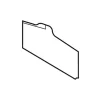 Cutoff Insert: 150.10-3N-16 T25M, Carbide, 0.1220" Cutting Width