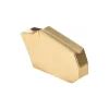 Cutoff Insert: SGTN3 DASK25B, Carbide, 3.10 mm Cutting Width, 0.1220" Cutting Width