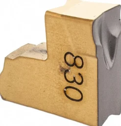 Cutoff Insert: TAGN3J IC830, Carbide, 3.05 mm Cutting Width, 0.1180