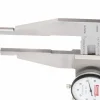 Dial Caliper: 24", 0.001000" Graduation, 0.1000" per Revolution, 0.0020" Accuracy, Calibrated, Stainless Steel Jaws