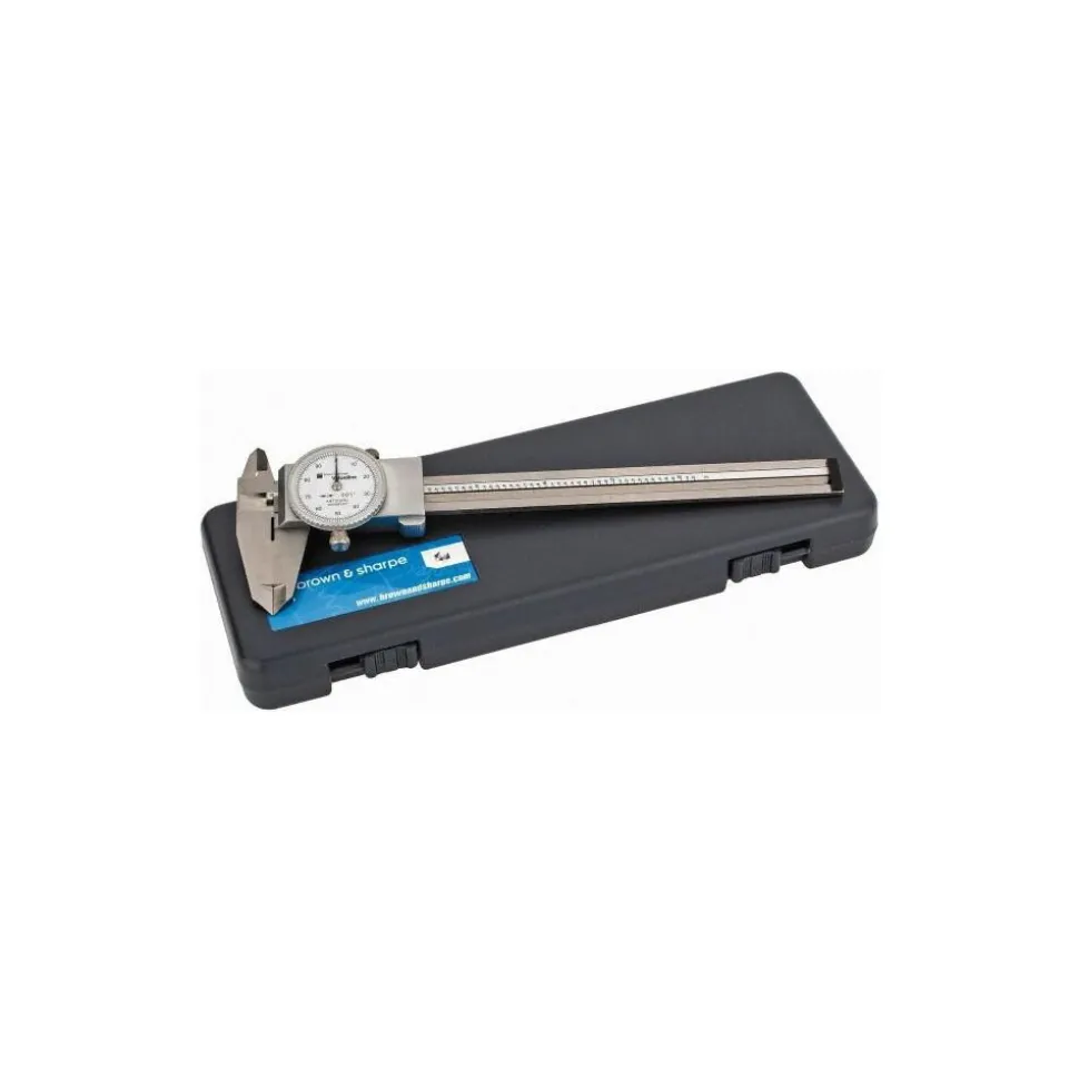 Dial Caliper: 6", 0.001000" Graduation, 0.1000" per Revolution, 0.0008" Accuracy