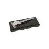 Dial Caliper: 6", 0.001000" Graduation, 0.1000" per Revolution, 0.0010" Accuracy, Carbide-Tipped Jaws