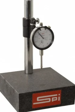 Dial Indicator & Base Kit: 6" Base Length, 2" Base Height, 6" Base Width, 0-100 Dial
