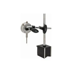 Dial Indicator & Base Kit: 1" Base Length, 2-3/8" Base Height, 1-7/8" Base Width, 0-100 Dial