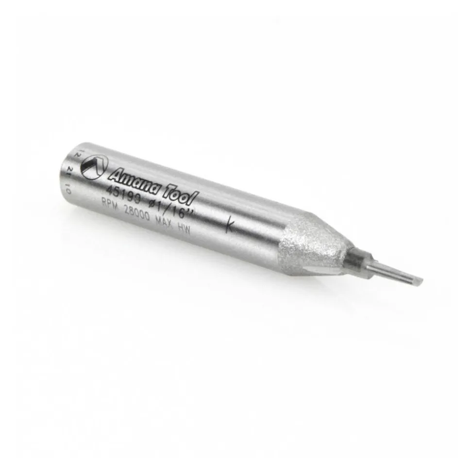 1/16" Dia, 3/16" LOC, 2 Flute Straight Router Bit