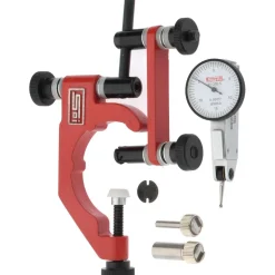 Dial Test Indicator & Base Kit: 0.0300" Max Measurement, 0-15-0 Dial