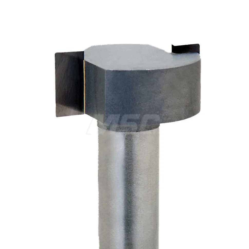 1-1/4" Dia, 1/8" Max Depth, 1/2" Shank Dia, Indexable Spoilboard Surface Insert Cutter
