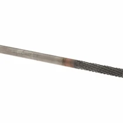 Diamond-Pattern Router Bit: 1/4" Dia, 1-1/4" LOC, 1/4" Shank Dia, Burr End